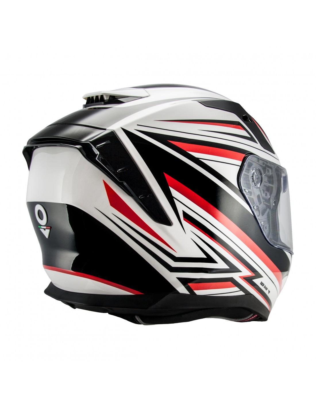 Casco Integral Nos Ns Fastback White